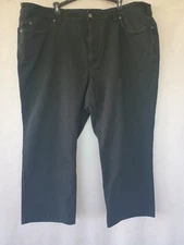 Deluth Trading Company Jeans Mens 46x34 Black Relaxed Fit Flex Fire Hose