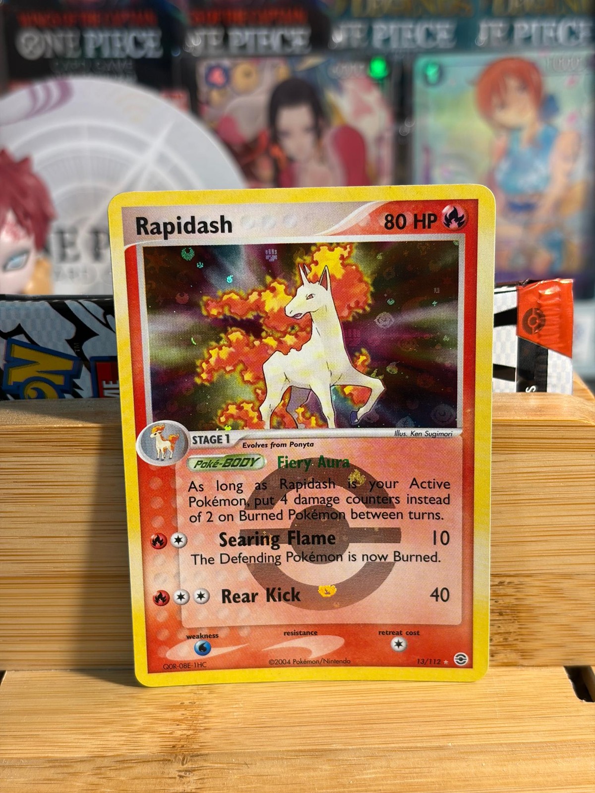 RAPIDASH 13/112 FireRed & LeafGreen Holo Rare Reverse Holo Pokemon TCG LP