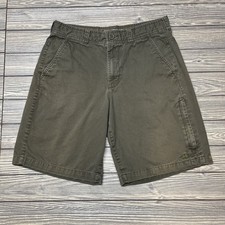 Vintage Nike ACG Cargo Cotton Shorts Olive Green Men's Size 32