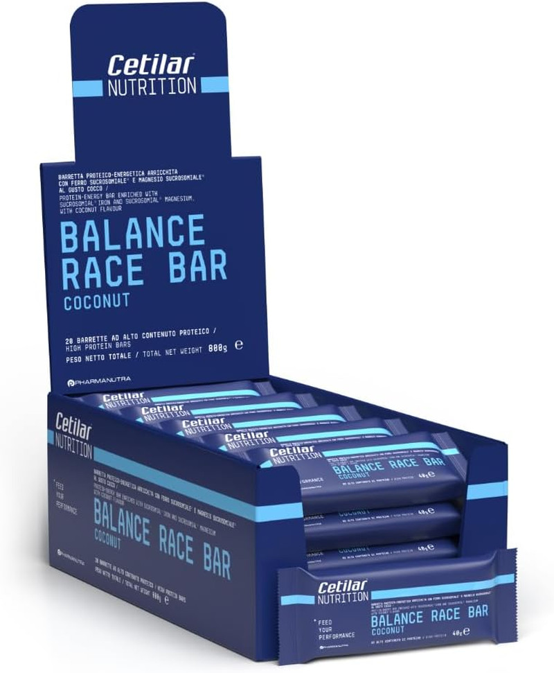 Box 20 Barrette Balance Race Bar 40g - Ottimizzazione Metabolica Sport