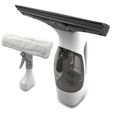 Cordless Window Cleaner White Handheld Glass Mirror Vacuum Home Cleaning Tool
