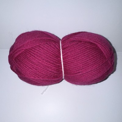 Dark Pink Plain Yarn Ball Plain Yarn for Knitting Crochet Craft Supplies