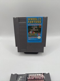 Wheel Of Fortune Family Edition & Jeopardy 25th Anniversary - NES Nintendo Game