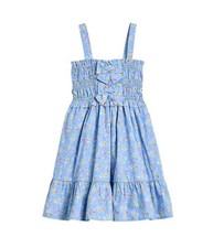 Girl's Janie and Jack Ditsy Floral Smocked Dress (Toddler/Little Kid/Big Kid)