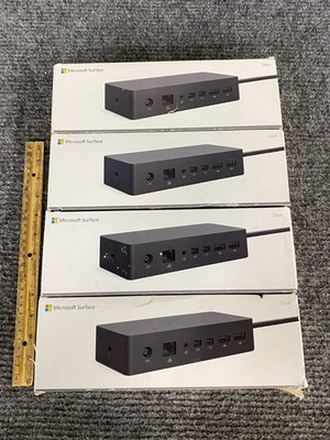Lot of 4 Microsoft Surface 1661 Surface Pro 3/4/Book Docks - Open Box -