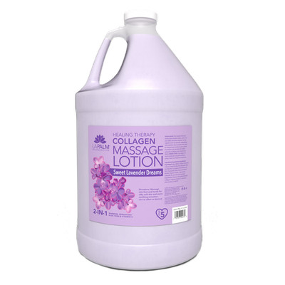 LaPalm Healing Therapy Collagen Massage Lotion Sweet Lavender Dreams -  1 Gallon
