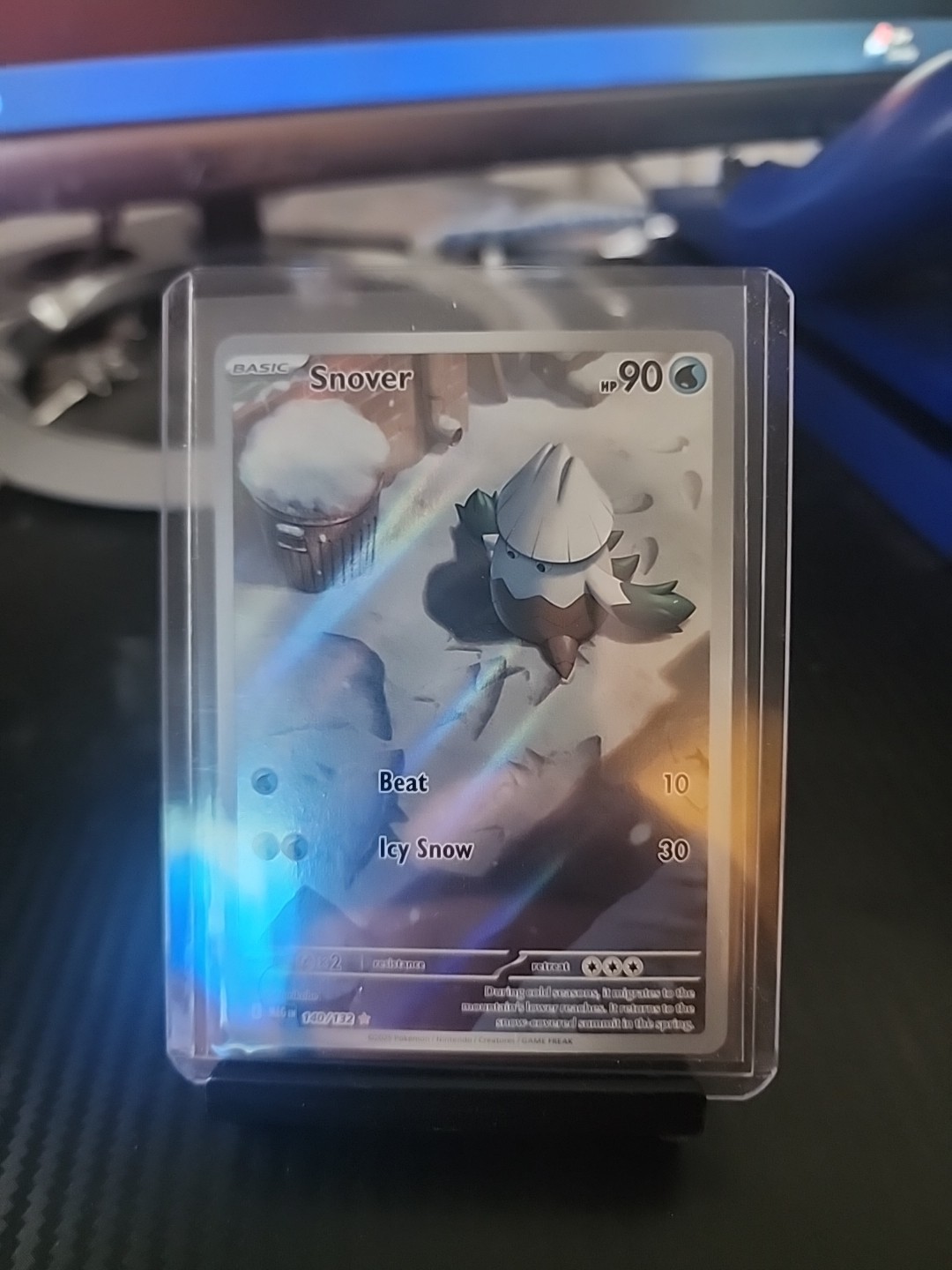 Snover Illustration Rare 140/132 Mega Evolution Pokemon TCG Near Mint Card NM