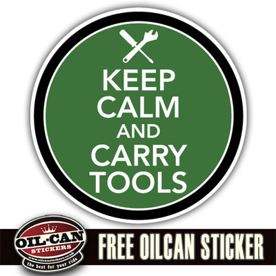 keep calm and carry tools sticker, land rover 4x4 ratlook hood 85 X ...