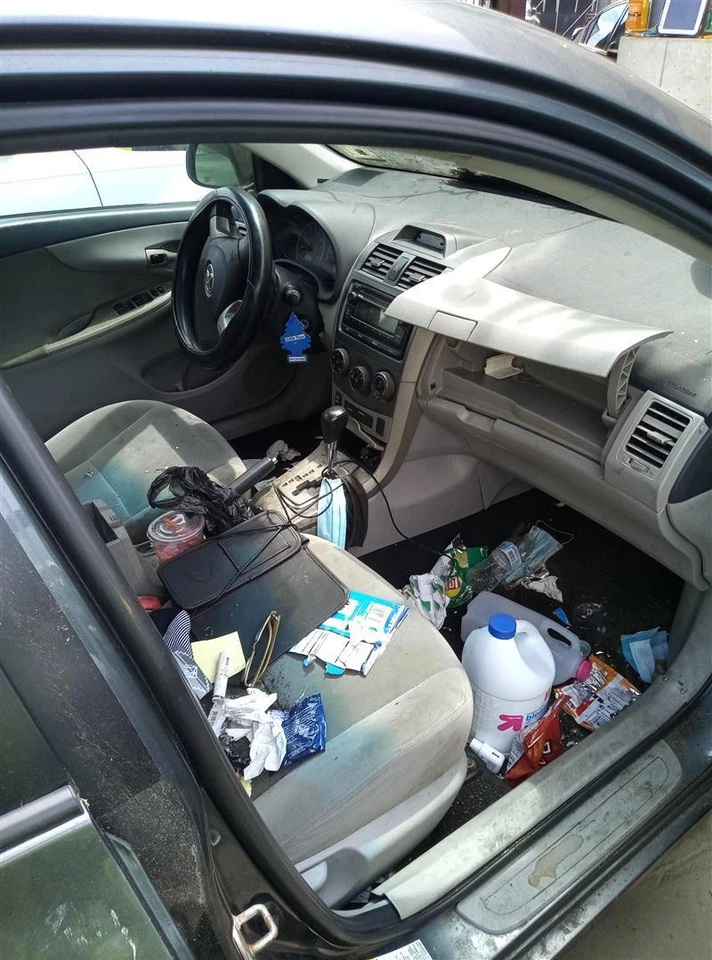 Medidor de velocímetro usado se adapta a: Toyota Corolla Cluster 2012 solo 1,8 L MPH LE ID 838 Foto 4 de 4