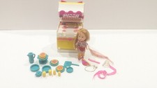 VINTAGE 1987 KENNER WISH WORLD KIDS SPICE N SLICE PIZZA STOVE PLAYSET W/ DOLL