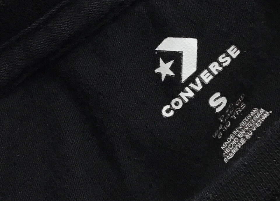 CONVERSE Girls size SMALL CHUCK TAYLOR  ALL STAR CROPPED SHIRT - Image 3 of 3