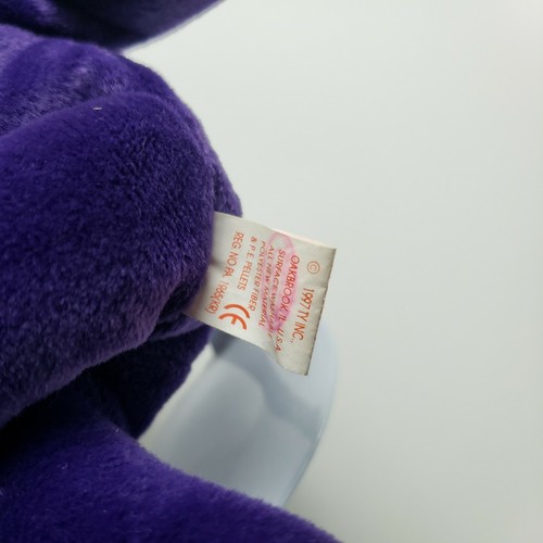 RARE ty Beanie Baby - PRINCESS DIANA the Purple Teddy Bear MINT Condition - Picture 10 of 12