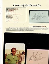 Flip Wilson Autograph with a COA b JSA Hollywood Black Hertiage