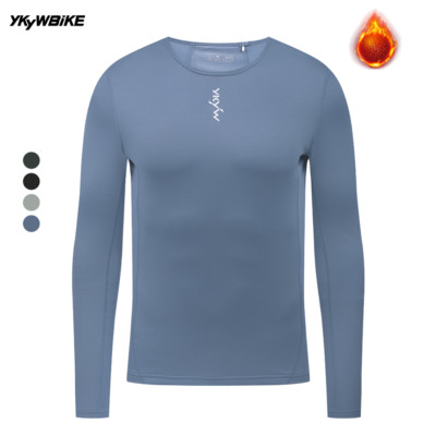 2025 Men's Cycling Base Layers Bike sports Running Undershirt Fleece Base Layer