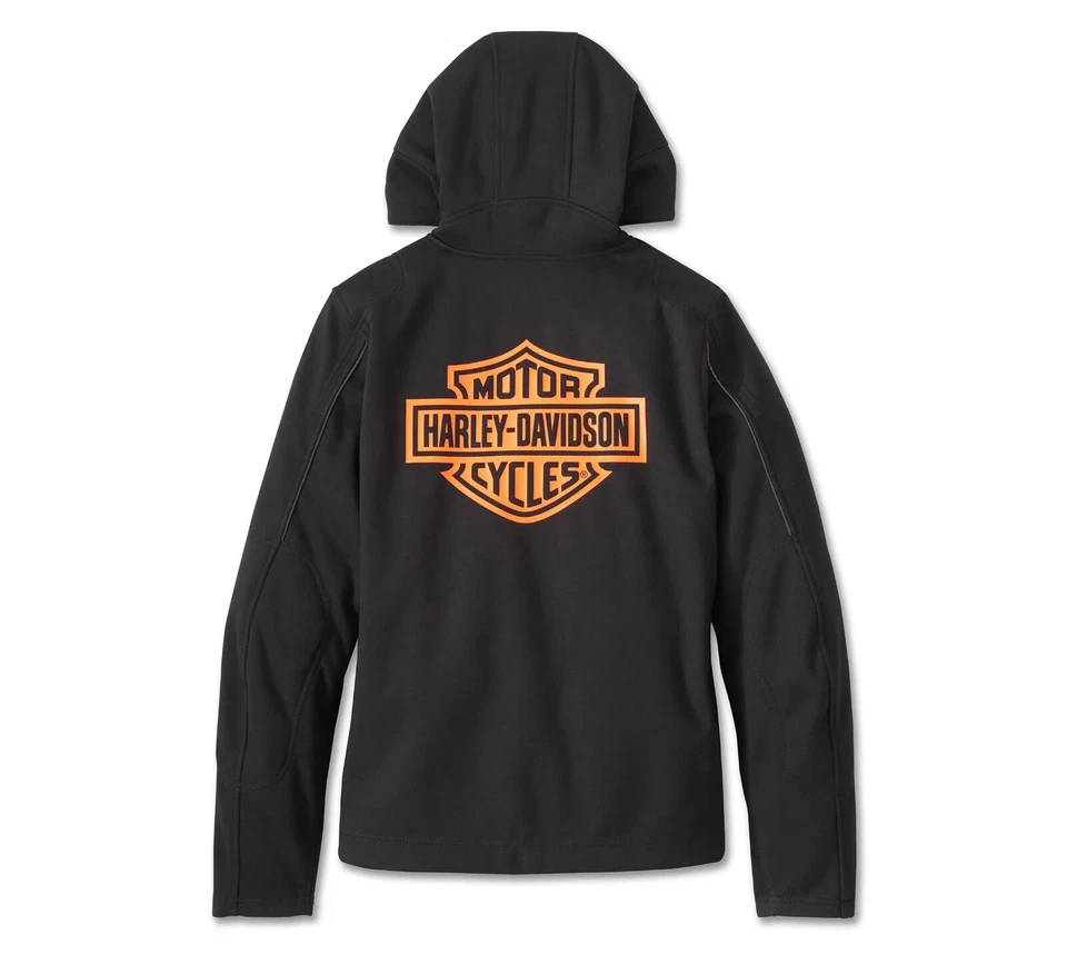 Harley Davidson Women's Deflector 2.0 Hooded Riding Fleece 98198-24VW - Image 2 of 4