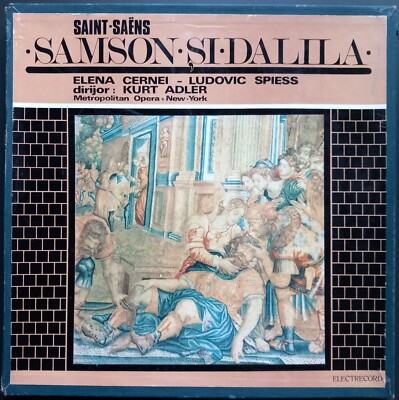 Saint-Saens - Samson et Dalila, ADLER, SPIESS, CERNEI, 3 LP, Electrecord, MONO