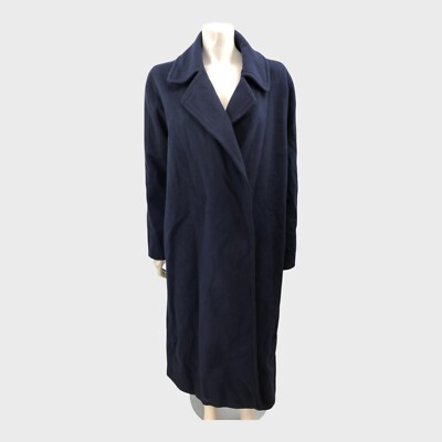 Marella Navy Cocoon Coat