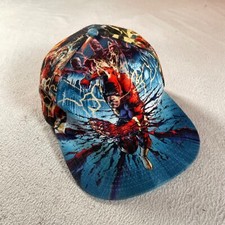Gorra DC Comics The Flash con estampado a presión azul sublimado