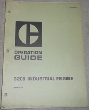 CAT CATERPILLAR 3208 MARINE ENGINE OPERATION MANUAL BOOK S/N 90N00001-UP