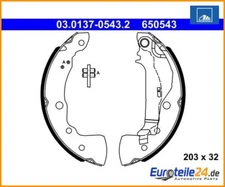 Brake Shoe Set ATE 03.0137-0543.2 for Nissan Micra V