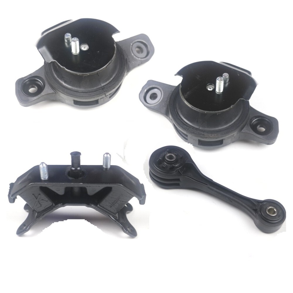 Motor Drive Mount ブラック 4pc Engine Motor Mount Set Fit for 05-09 Subaru Outback 2.5L NA