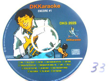 DK Karaoke 2025 CD G 15 Favorite Songs-- Encore 1 Lot 25