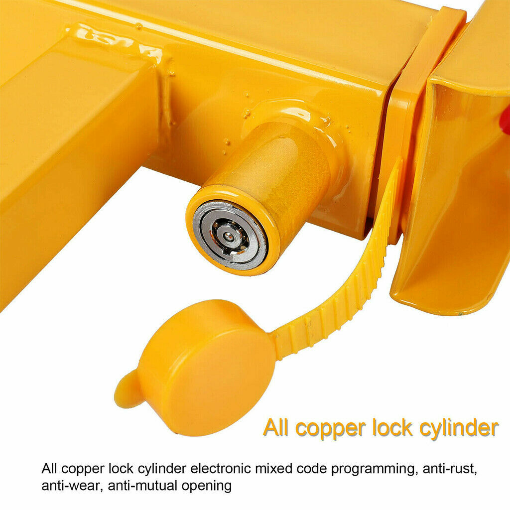 Heavy Duty Wheel Clamp Caravan Trailer Car Motorhome Security Lock With