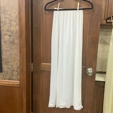 Shadowline long maxi white slip size small