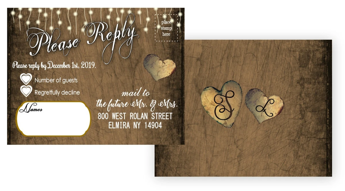Personalized wedding sale invitations