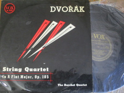 PL 7570 Dvorak String Quartet in A flat major Op. 105 / Barchet Quartet 