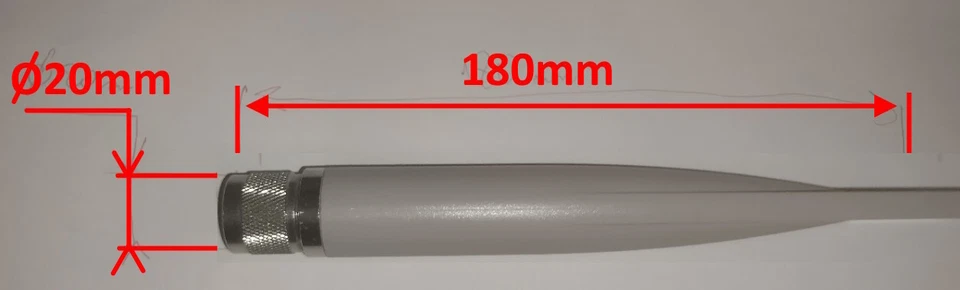 Antenne 433Mhz sortie sur prise tnc 20mm - Photo 2/3