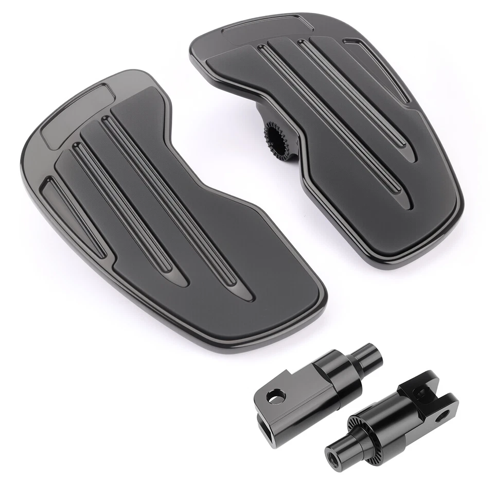 Black Front Rider Footboards Floorboards For Honda Gold Wing GL1800 2001-2024 Foto 3 de 4