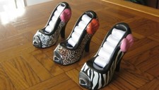 3 pc. Mini High Heel Shoes Jewelry Ring Holder Display
