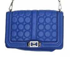 Rebecca Minkoff Love Circle Quiltet Royal Blu...