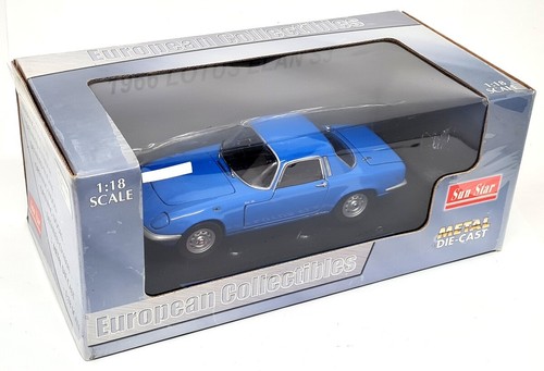 Sunstar 1/18 - Lotus Elan S3 Coupe 1966 French Blue Diecast Model Car - Picture 2 of 8