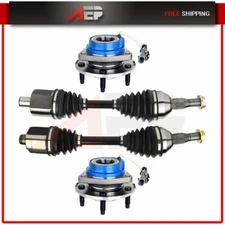 LH or RH Front 2x Wheel Hub Bearing+2x CV Axle Shaft Fits Chevrolet Monte Carlo