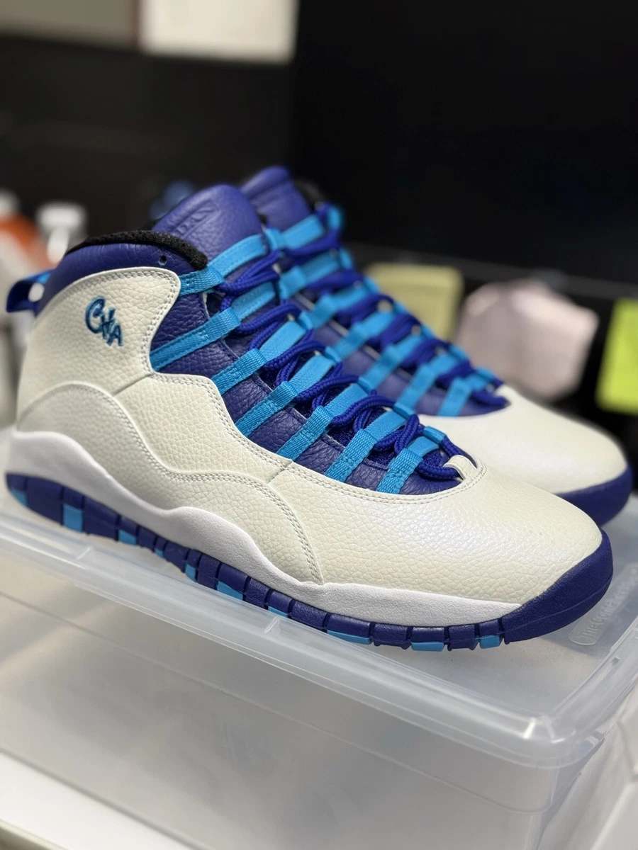 Size 10.5 - Air Jordan 10 Retro Charlotte Hornets | eBay display picture 2