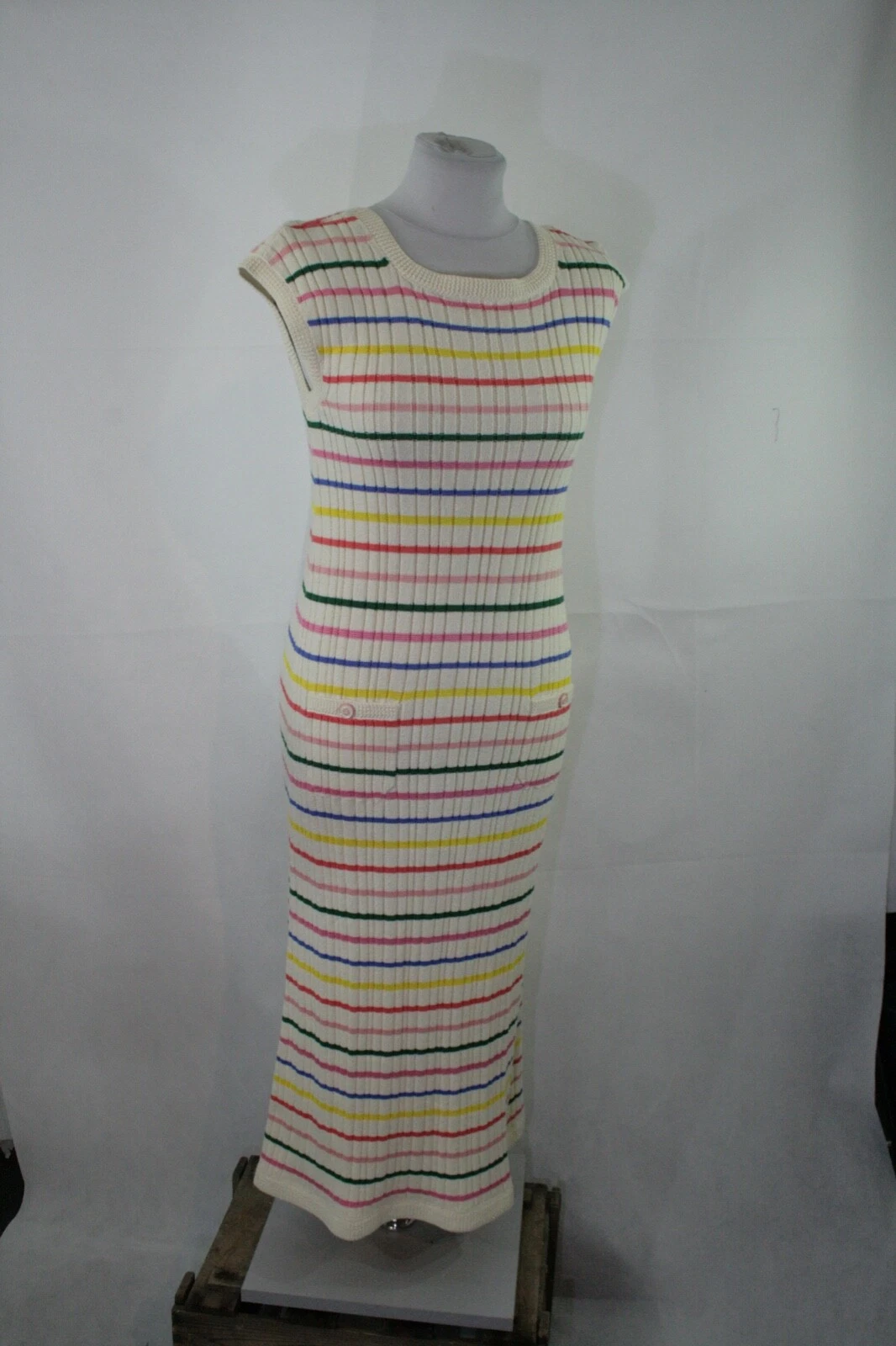 Maxi abito Chanel colorato (con tasche) taglia 38 355 1 243 *si prega di misurare*