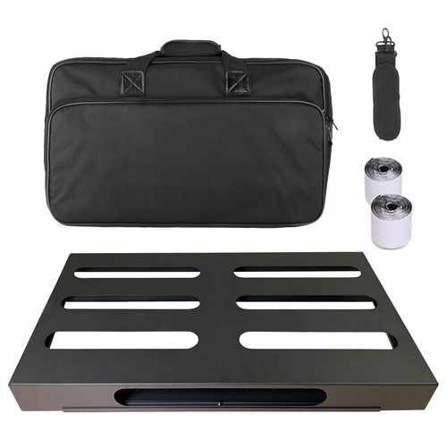 Guitar Pedal Board 22" x 12.6" Guitar Pedalboard with Gig Bag and