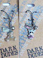 Depesche® Dark Dudes® Handyanhänger Anhänger aus Metall verschiedene Motive