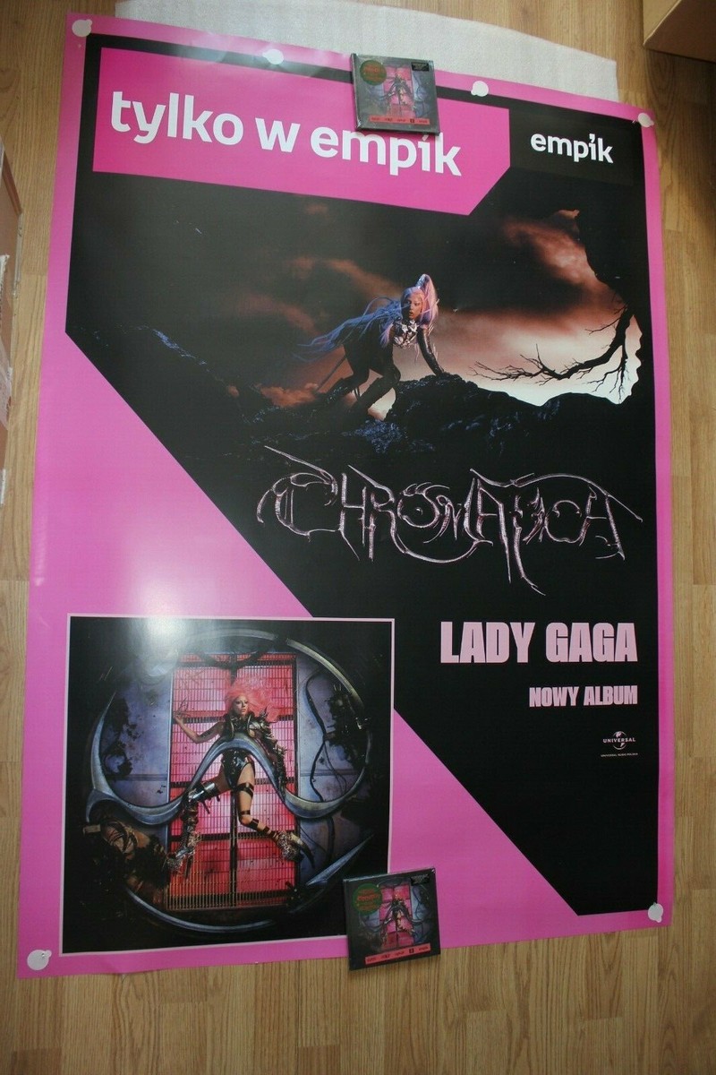 Lady Gaga - Chromatica POSTER HUGE PHOTO DOUBLE SIDED PROMO POSTER