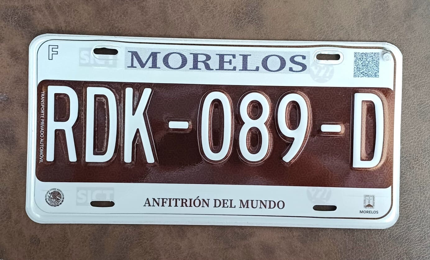 MORELOS MEXICO License plate Expired eBay