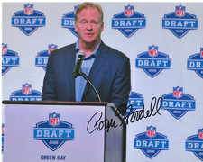 ROGER GOODELL Signed 8 x 10 Photo NFL Football Draft Commissioner FREE SHIPPING