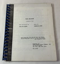 script ~ PAINT YOUR WAGON ~ Lerner & Loewe