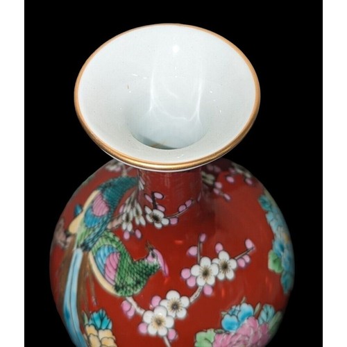 Antikes chinesisches Imari Rose Keramik Ingwerglas, 2 Vasen und Unterplatte Set - Bild 18 von 24