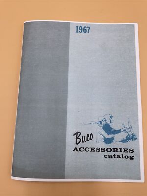 BUCO 1967 MOTORCYCLE ACCESSORIES CATALOG BSA TRIUMPH ARIEL HONDA NORTON AJS 