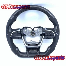 Real Carbon Fiber Steering Wheel Fit for Toyota Highlander 2020 2021 2022 2023