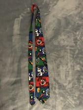 VINTAGE LOONEY TUNES STAMP COLLECTION 1997 WARNER BROS. USPS MENS TIE RARE
