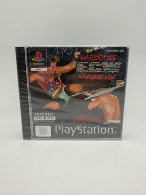 ECW Hardcore Revolution **PS1 Playstation 1 NEU Sealed Mint