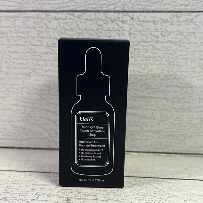 Klairs Midnight Blue Youth Activating Drop 20 ml. 0.67 fl. oz. Facial Serum 2027